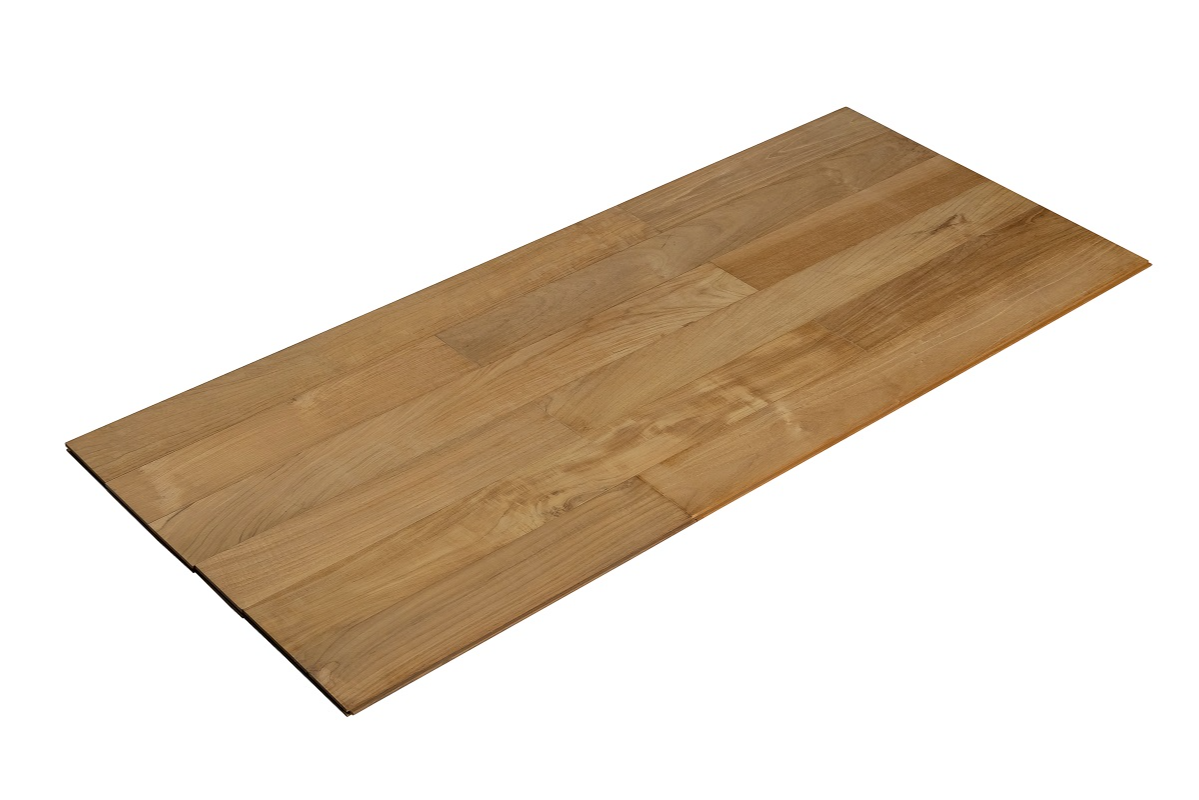 Массивная доска Ekzofloor/Экзофлор  Тик без покрытия  19х150х750-2400 мм